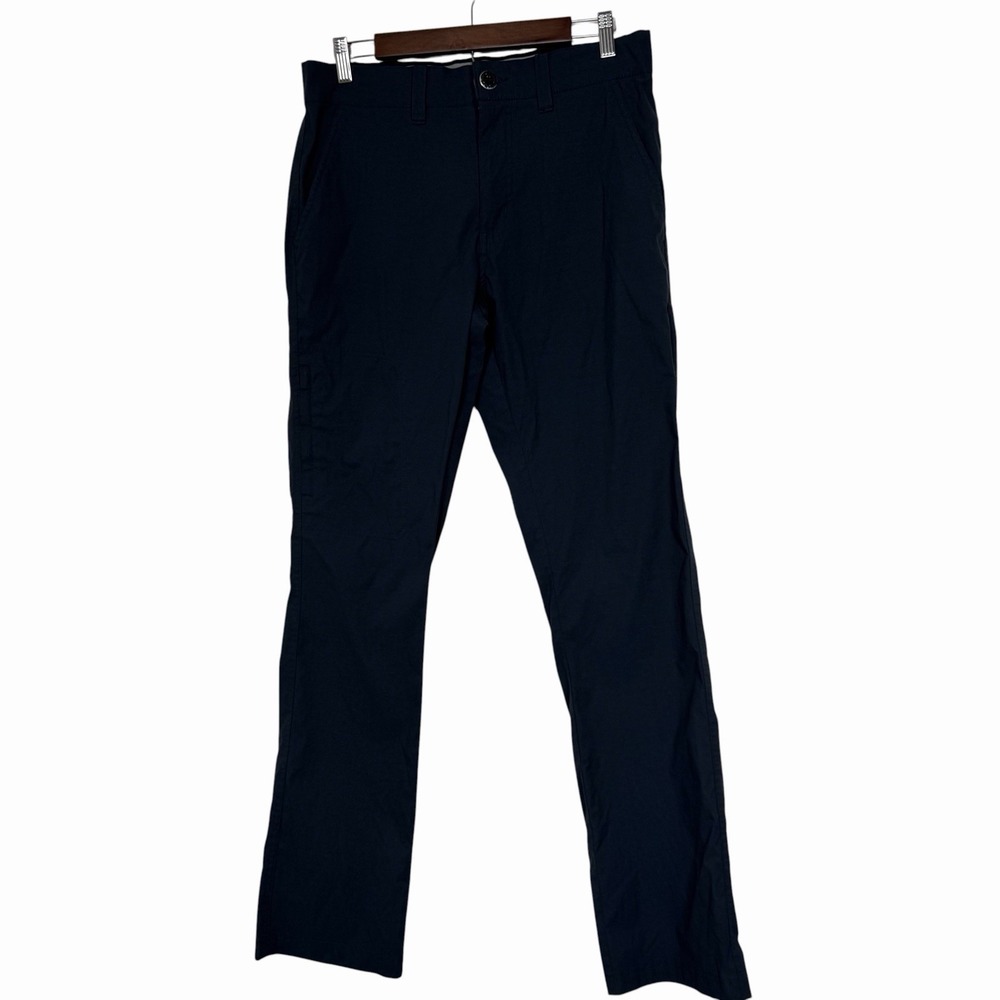 Orvis Men's Navy Blue Tech Stretch Water Repellent Pants 38x29 Hiking Outdoor